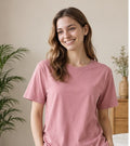 Essential Oversized T-Shirt, front view, worn