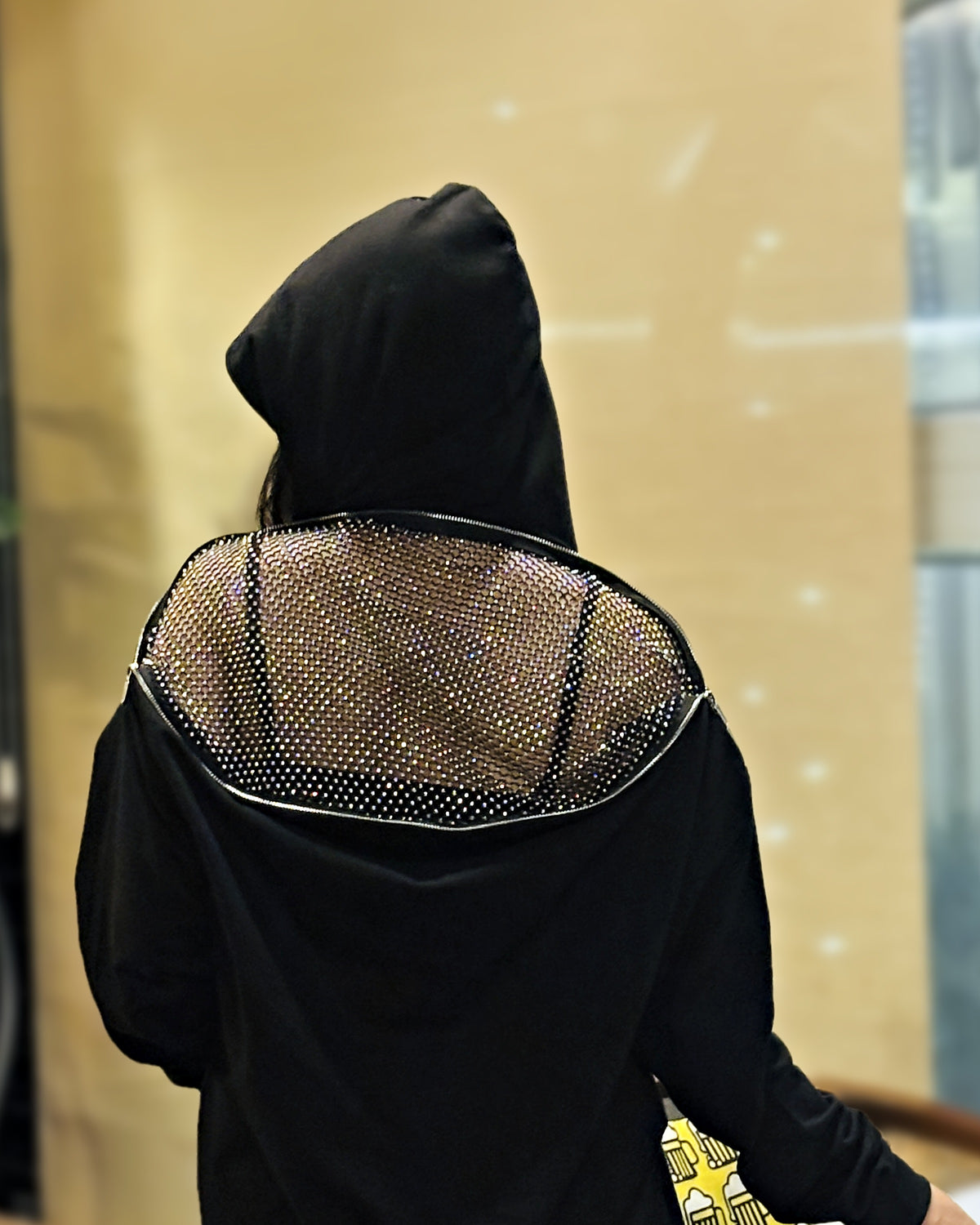 Backless Zipper Hoodie