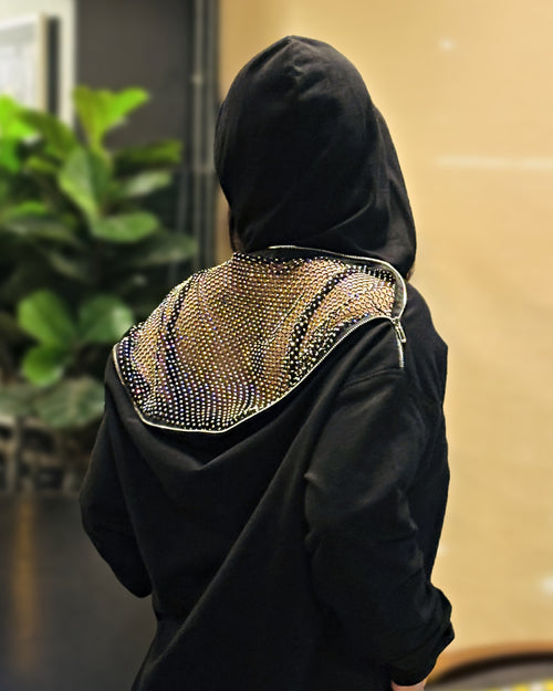 Backless Zipper Hoodie