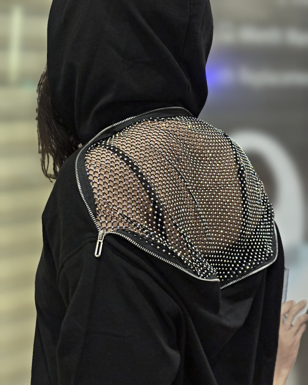 Backless Zipper Hoodie