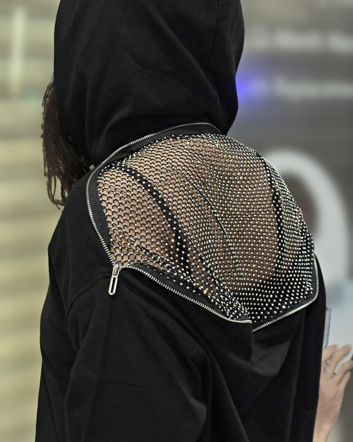 Backless Zipper Hoodie