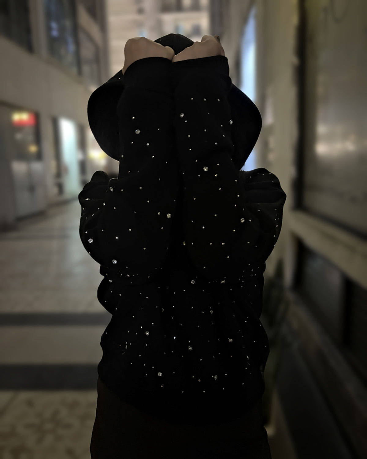 Cosmos Rhinestone Hoodie