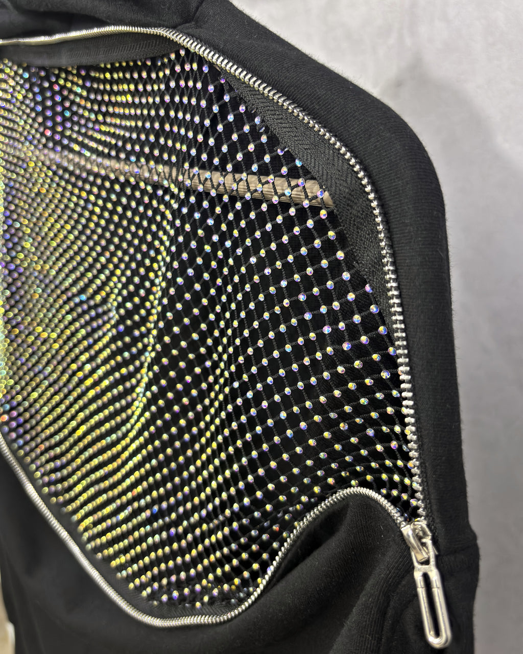 Backless Zipper Hoodie