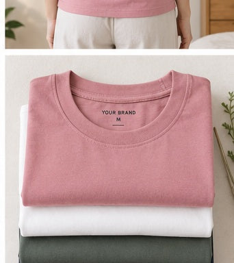 Essential Oversized T-Shirt in Black, White and Stone