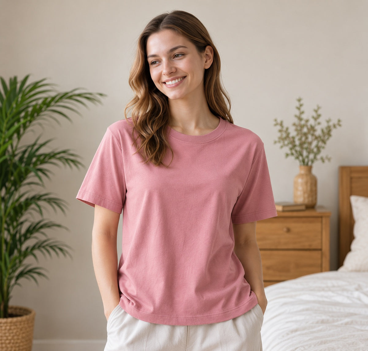 Essential Oversized T-Shirt, lifestyle portrait